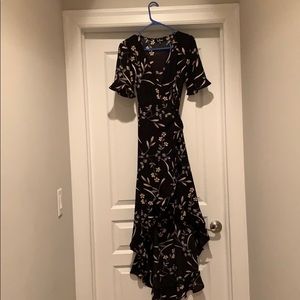 Lulu’s Floral Wrap Dress